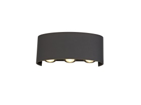 D0451  Leoni Wall Light 6W LED IP54 Anthracite